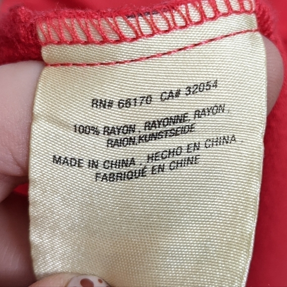 Anthro Holding Horses Maya red off the shoulder blouse S - Picture 5 of 6